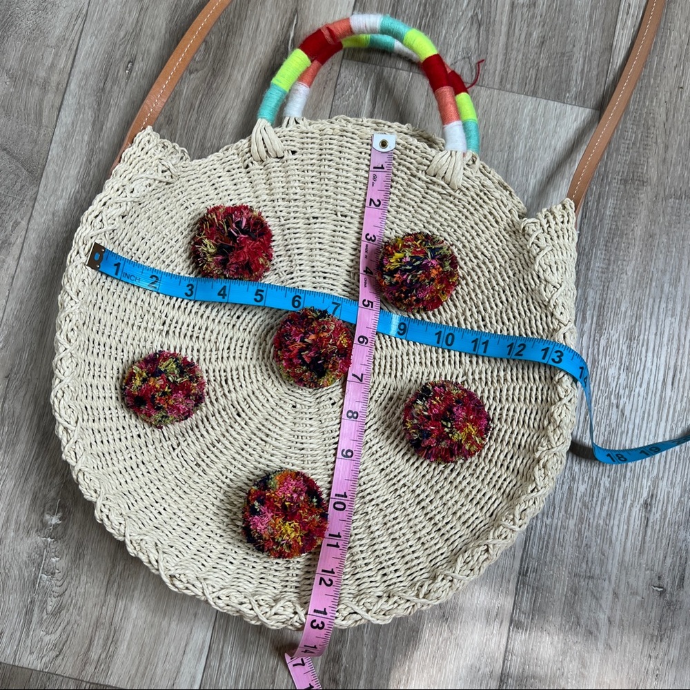 J.Crew Round Straw Crossover Bag NWT - Picture 6 of 12